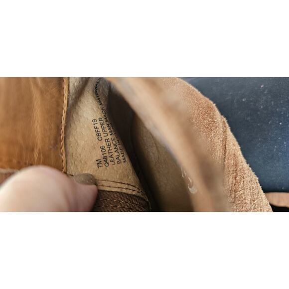 Korks Ease Prairie Brown Suede Leather Western Booties Ankle Cowboy Boots 7M - Picture 5 of 6